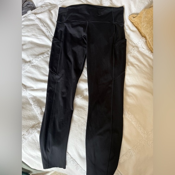 lululemon athletica Pants - lululemon & Peloton Fast and Free Black Leggings